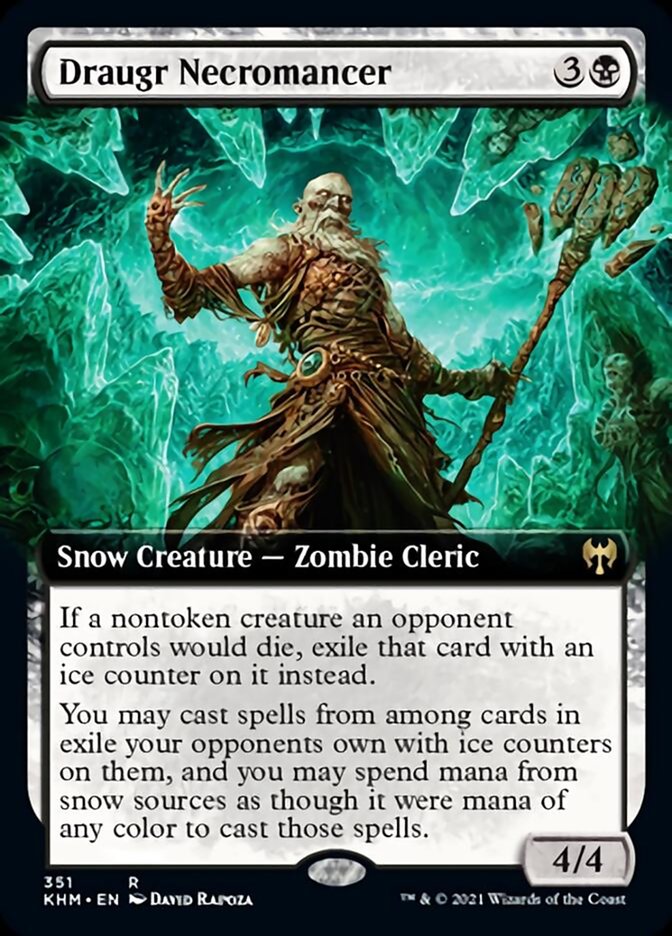 Draugr Necromancer (Extended Art) [Kaldheim] | Gamers Paradise