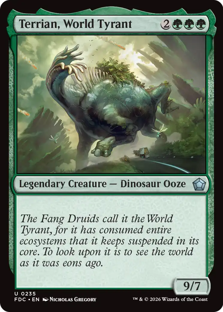 Terrian, World Tyrant [Foundations Commander] | Gamers Paradise