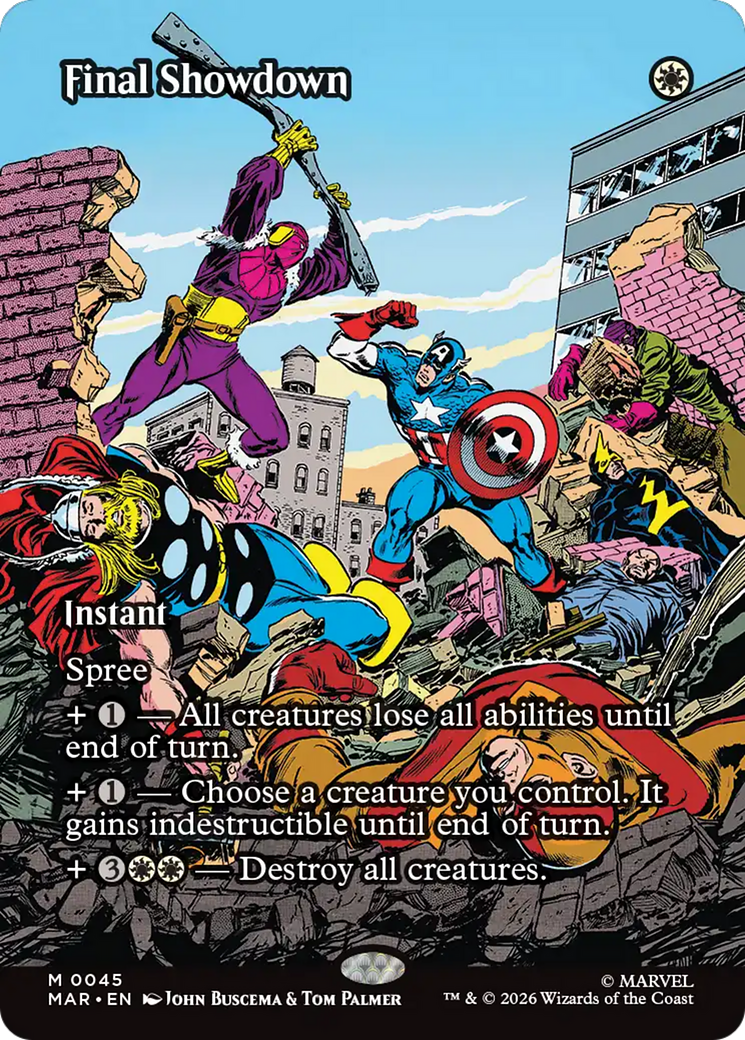 Final Showdown (Borderless) [Marvel Universe: Eternal-Legal] | Gamers Paradise