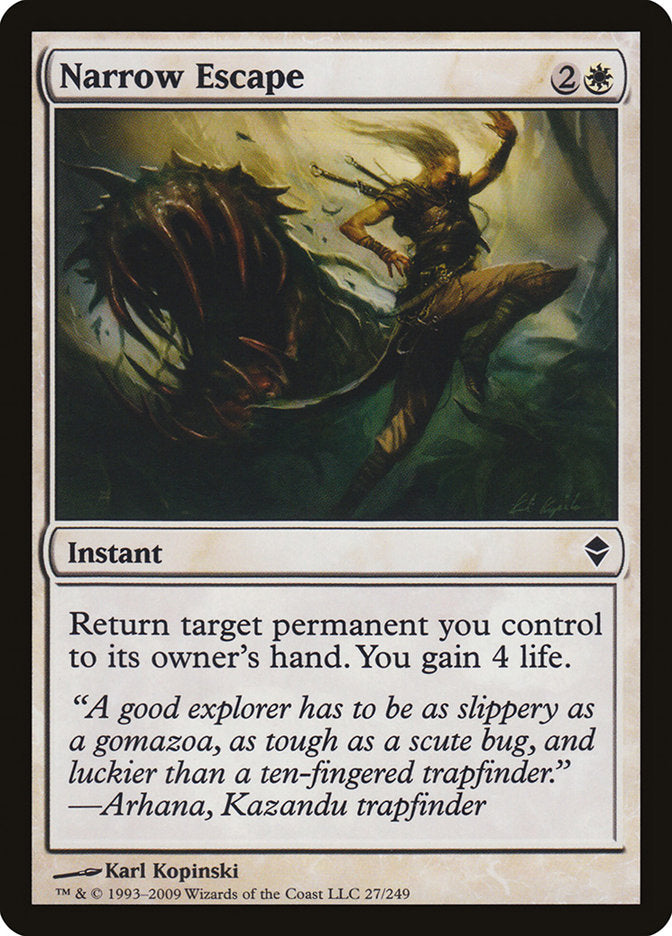 Narrow Escape [Zendikar] | Gamers Paradise