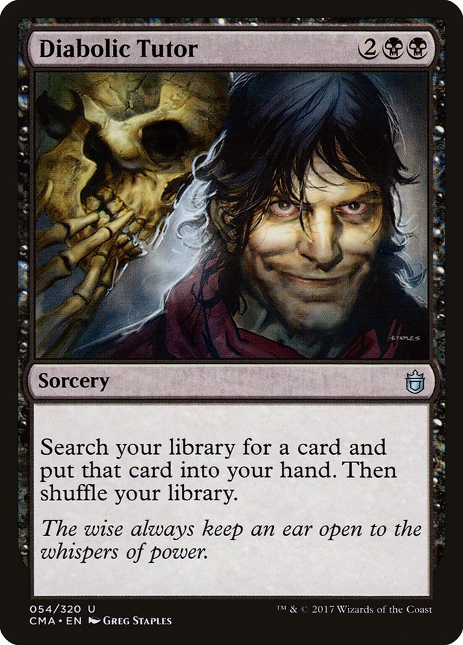 Diabolic Tutor [Commander Anthology] | Gamers Paradise