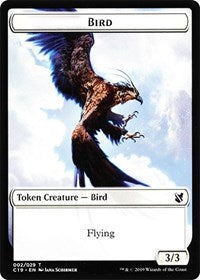 Bird (002) // Sculpture Double-Sided Token [Commander 2019 Tokens] | Gamers Paradise