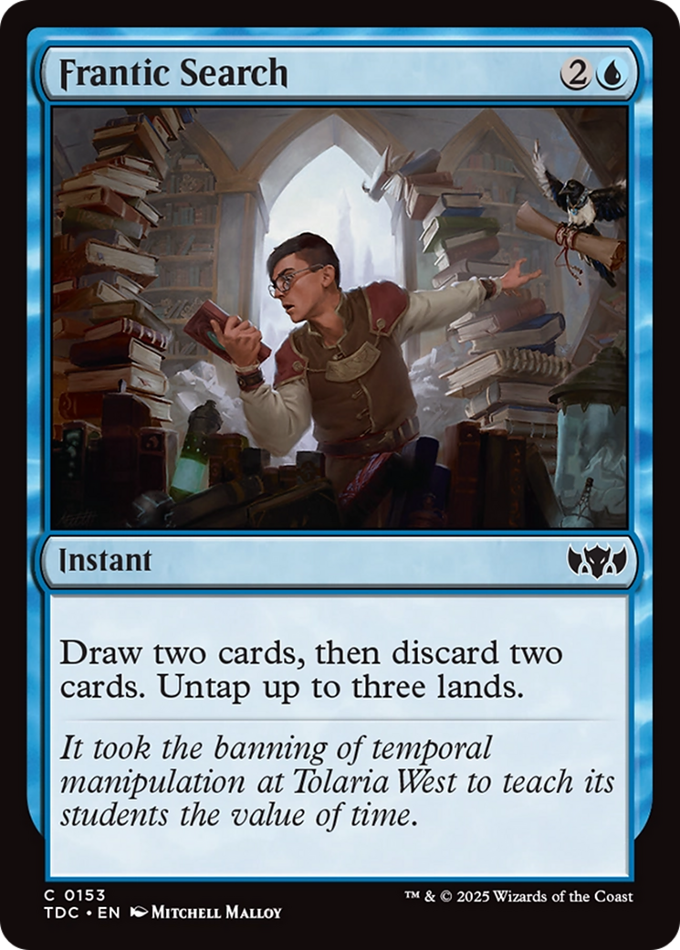 Frantic Search [Tarkir: Dragonstorm Commander] | Gamers Paradise
