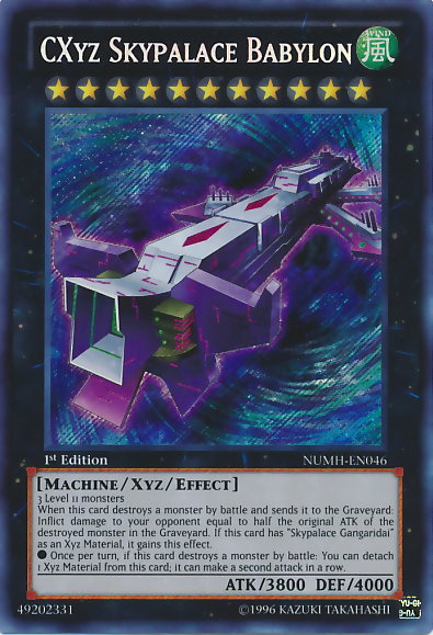 CXyz Skypalace Babylon [NUMH-EN046] Secret Rare | Gamers Paradise