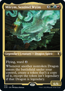 Miirym, Sentinel Wyrm (Foil Etched) [Commander Legends: Battle for Baldur's Gate] | Gamers Paradise