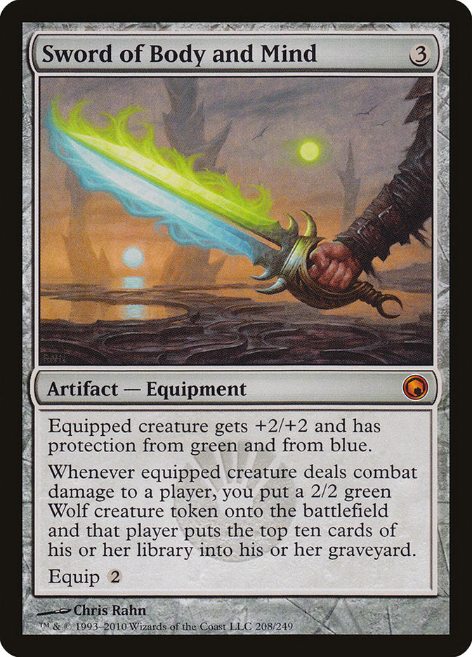Sword of Body and Mind [Scars of Mirrodin] | Gamers Paradise