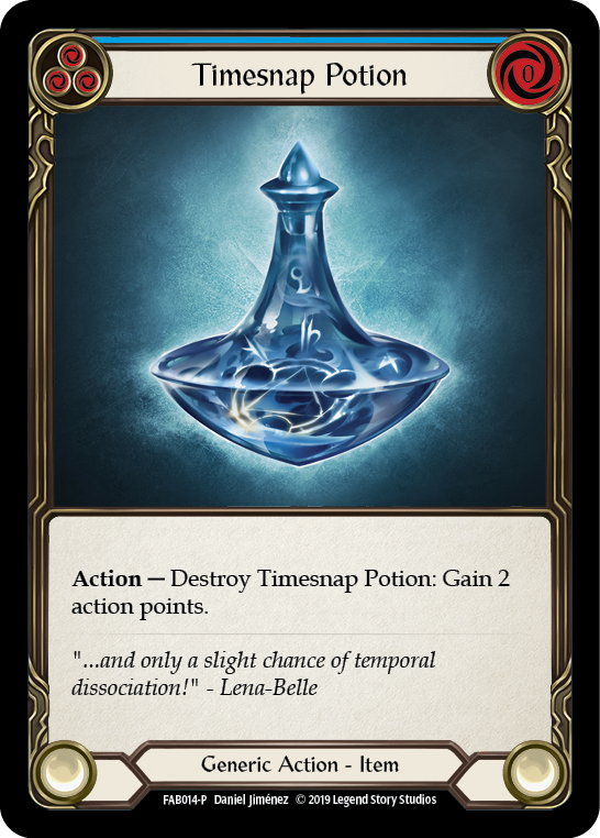 Timesnap Potion [FAB014-P] (Promo)  1st Edition Cold Foil | Gamers Paradise