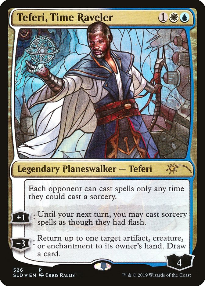 Teferi, Time Raveler (Stained Glass) [Secret Lair Drop Promos] | Gamers Paradise