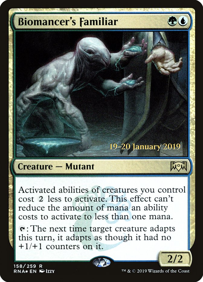 Biomancer's Familiar [Ravnica Allegiance Prerelease Promos] | Gamers Paradise