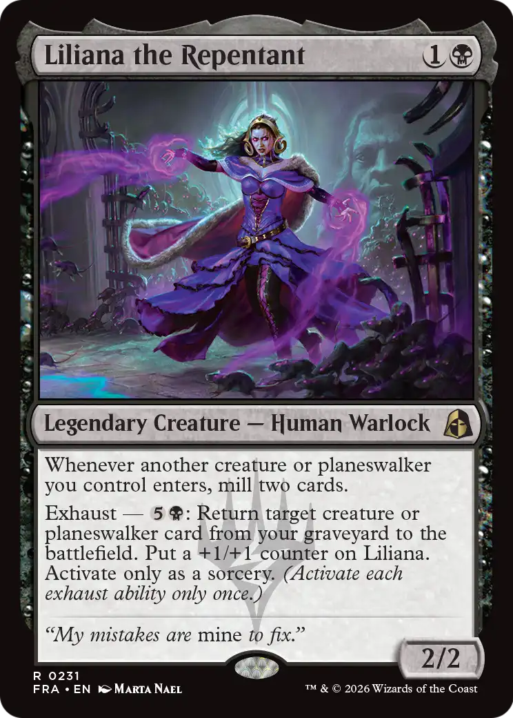 Liliana the Repentant [Reality Fracture] | Gamers Paradise