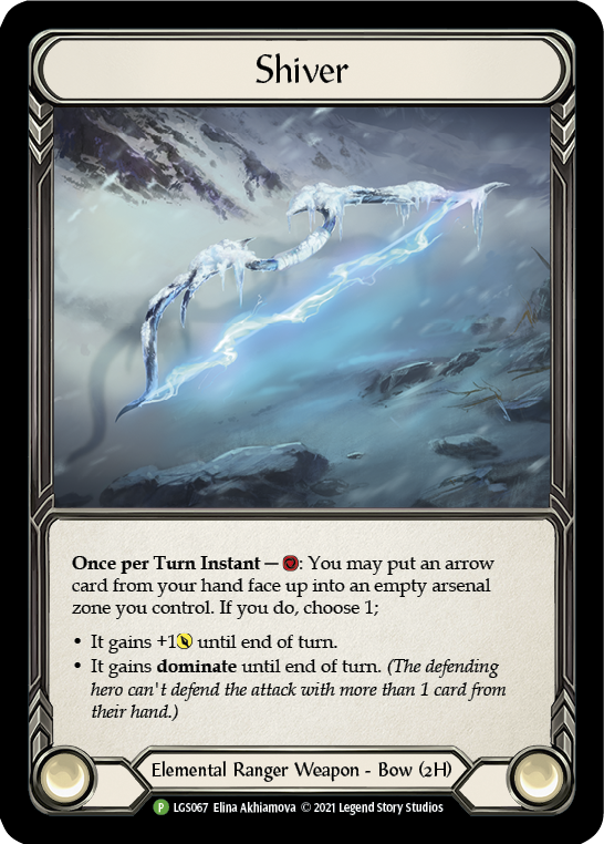 Shiver [LGS067] (Promo)  Cold Foil | Gamers Paradise