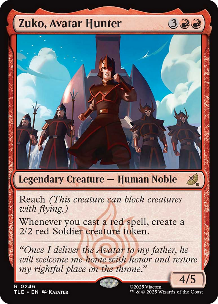Zuko Tutorial Theme Card [Avatar: The Last Airbender: Eternal-Legal] | Gamers Paradise