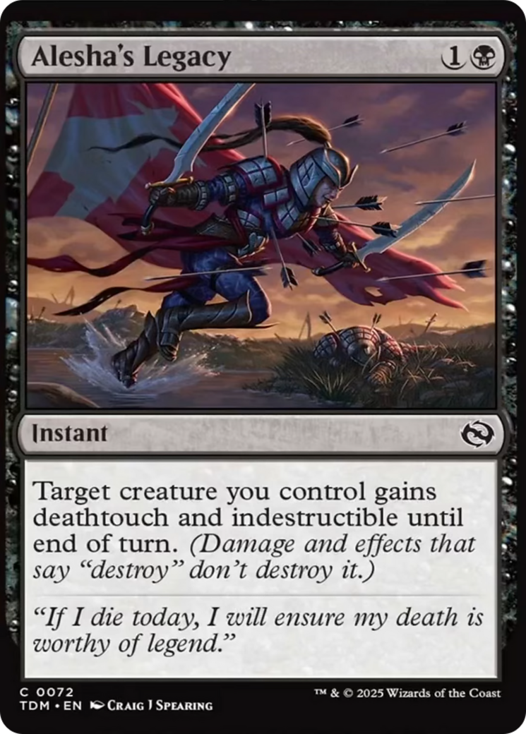 Alesha's Legacy [Tarkir: Dragonstorm] | Gamers Paradise