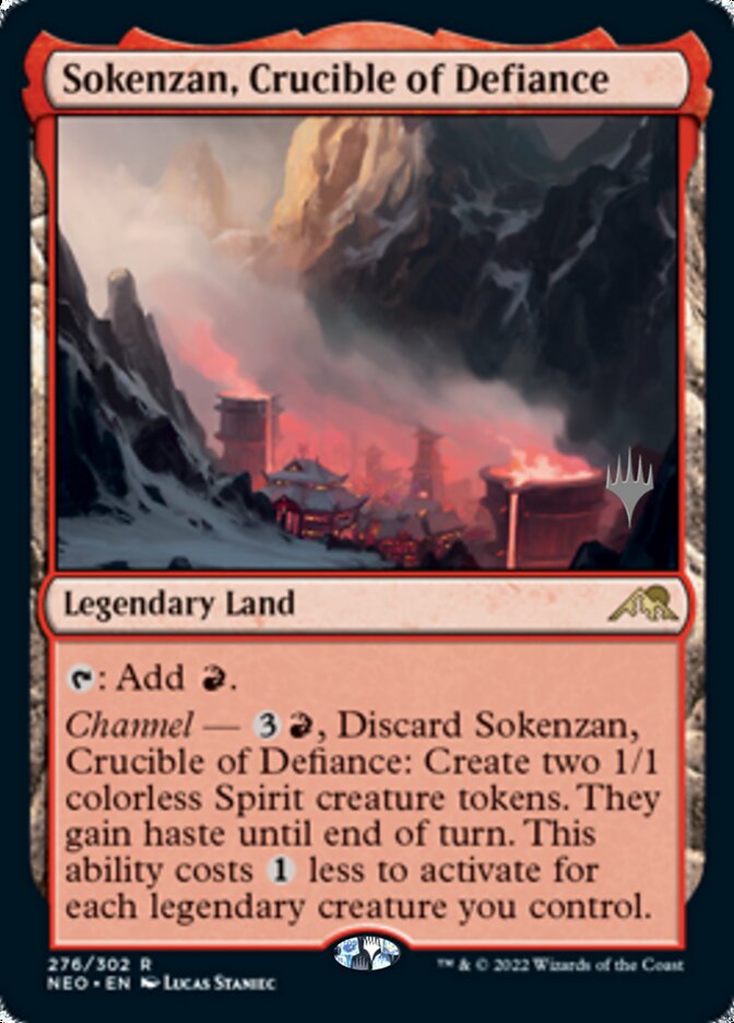Sokenzan, Crucible of Defiance (Promo Pack) [Kamigawa: Neon Dynasty Promos] | Gamers Paradise