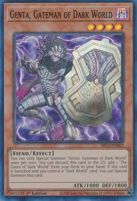 Genta, Gateman of Dark World [SR13-EN002] Super Rare | Gamers Paradise