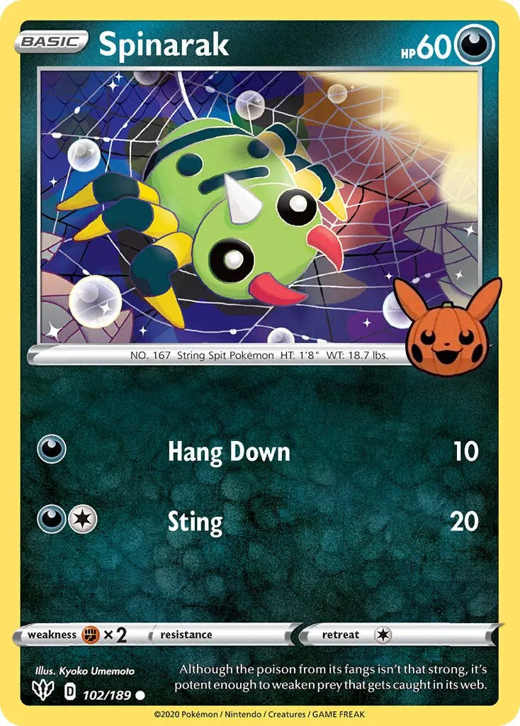 Spinarak (102/189) [Trick or Trade] | Gamers Paradise