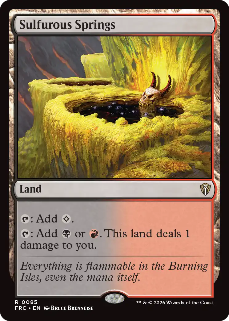 Sulfurous Springs [Reality Fracture Commander] | Gamers Paradise