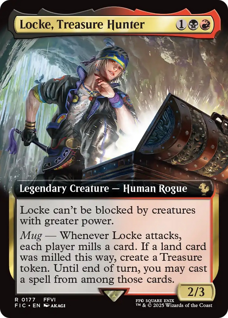 Locke, Treasure Hunter (Extended Art) [FINAL FANTASY Commander] | Gamers Paradise