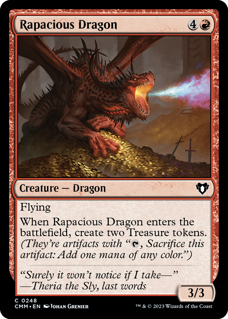 Rapacious Dragon [Commander Masters] | Gamers Paradise