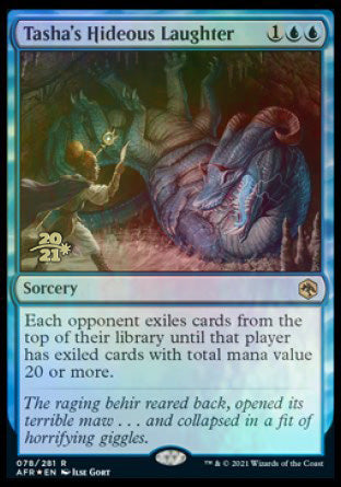 Tasha's Hideous Laughter [Dungeons & Dragons: Adventures in the Forgotten Realms Prerelease Promos] | Gamers Paradise