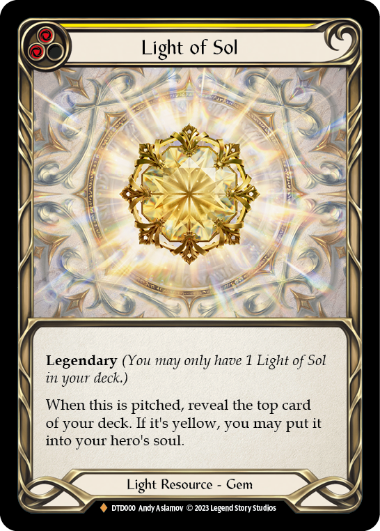 Light of Sol [DTD000] (Dusk Till Dawn)  Rainbow Foil | Gamers Paradise