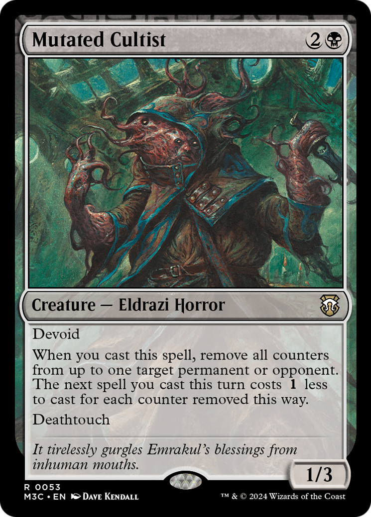 Mutated Cultist [Modern Horizons 3 Commander] | Gamers Paradise
