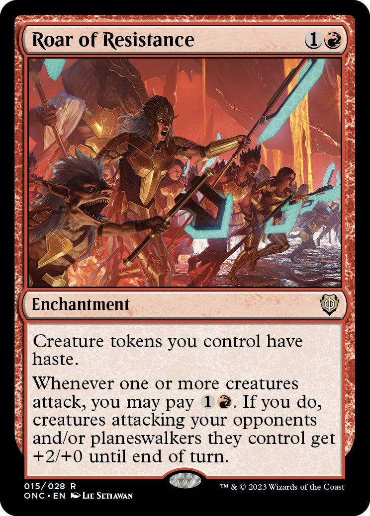 Roar of Resistance [Phyrexia: All Will Be One Commander] | Gamers Paradise
