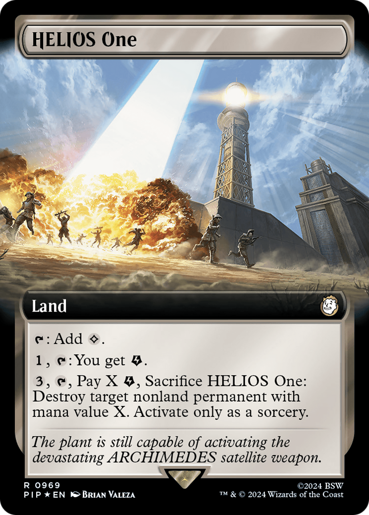 HELIOS One (Extended Art) (Surge Foil) [Fallout] | Gamers Paradise