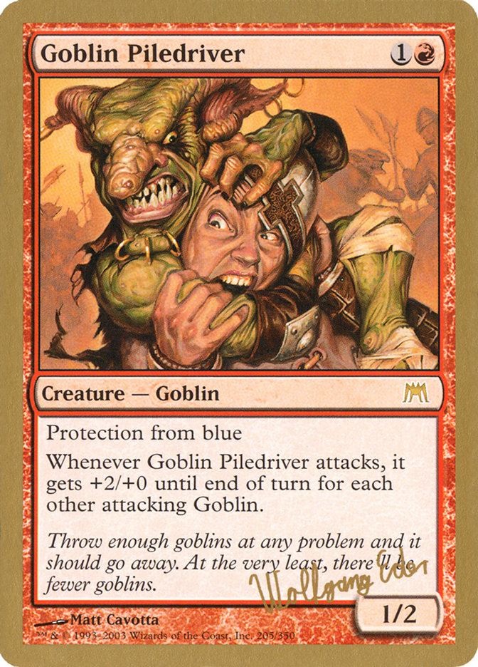 Goblin Piledriver (Wolfgang Eder) [World Championship Decks 2003] | Gamers Paradise