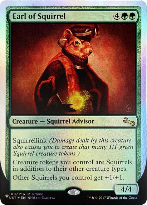 Earl of Squirrel (Unfinity Foil Edition) [The List] | Gamers Paradise