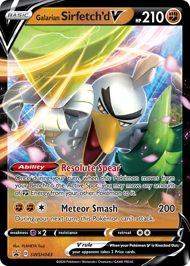 Galarian Sirfetch'd V (SWSH043) [Sword & Shield: Black Star Promos] | Gamers Paradise