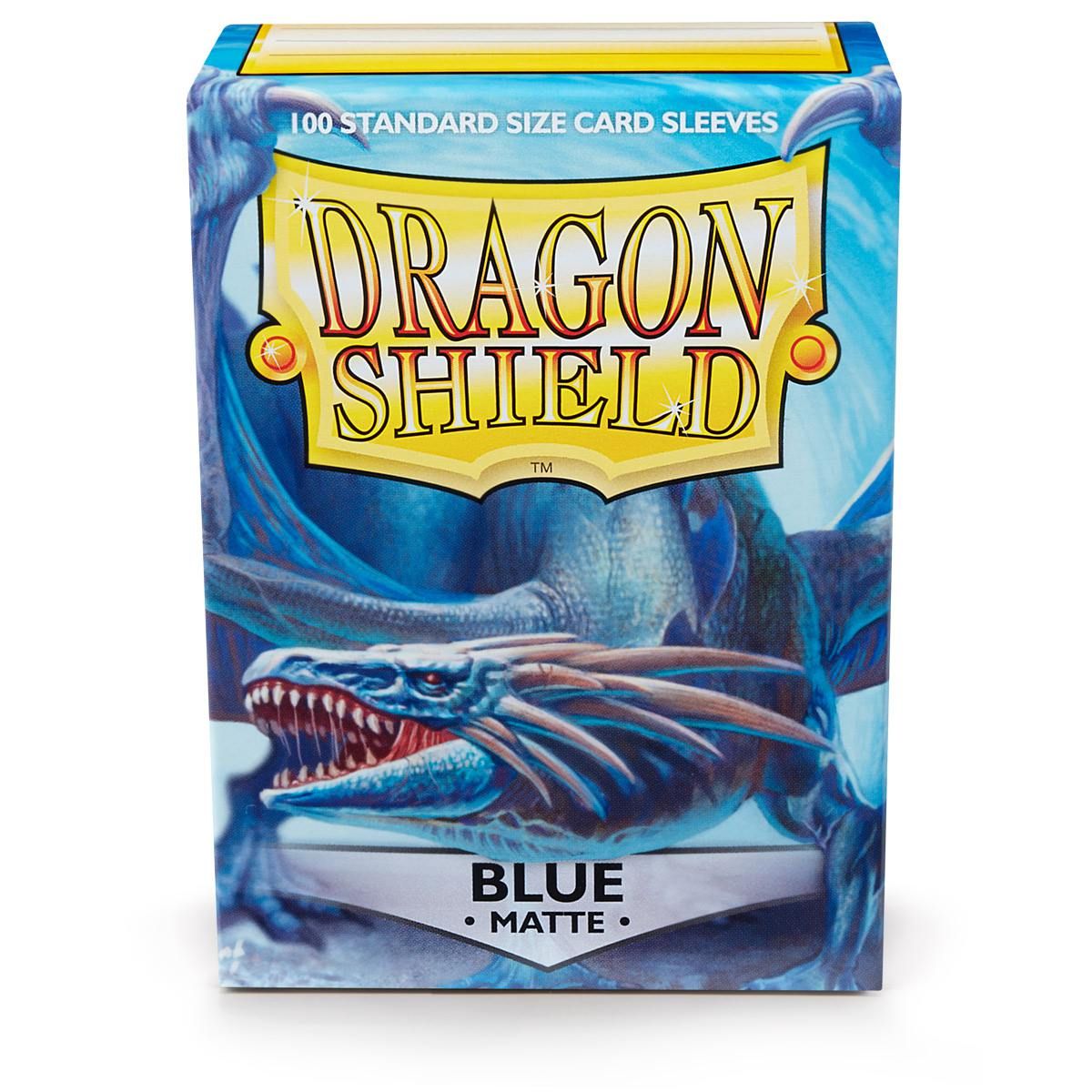 Dragon Shield: Standard 100ct Sleeves - Blue (Matte) | Gamers Paradise