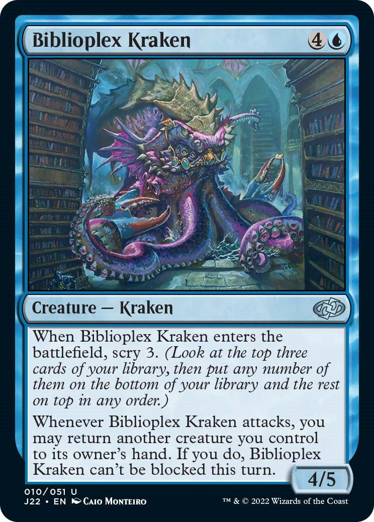 Biblioplex Kraken [Jumpstart 2022] | Gamers Paradise