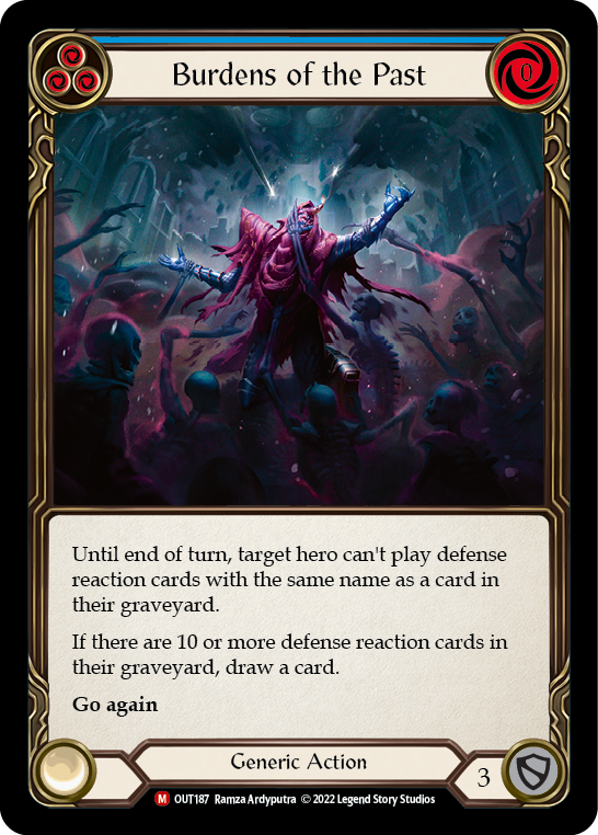 Burdens of the Past [OUT187] (Outsiders)  Rainbow Foil | Gamers Paradise