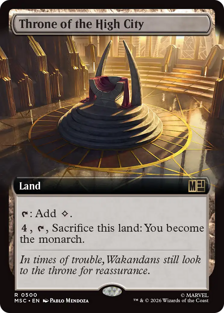 Throne of the High City (Extended Art) [Marvel Super Heroes Commander] | Gamers Paradise
