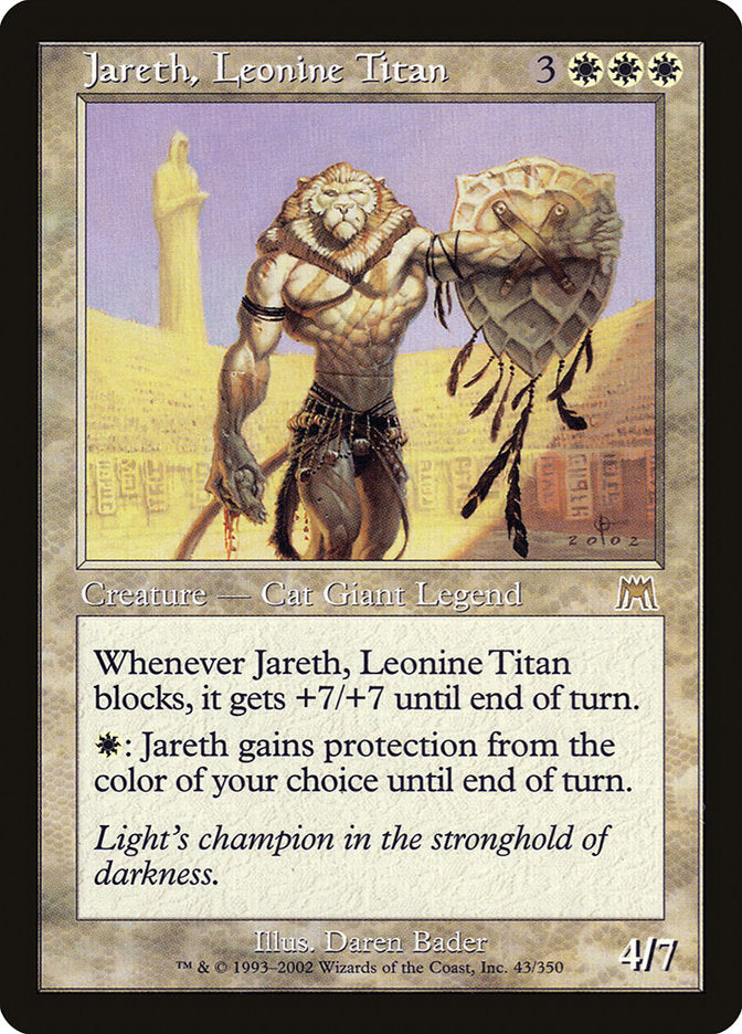 Jareth, Leonine Titan [Onslaught] | Gamers Paradise