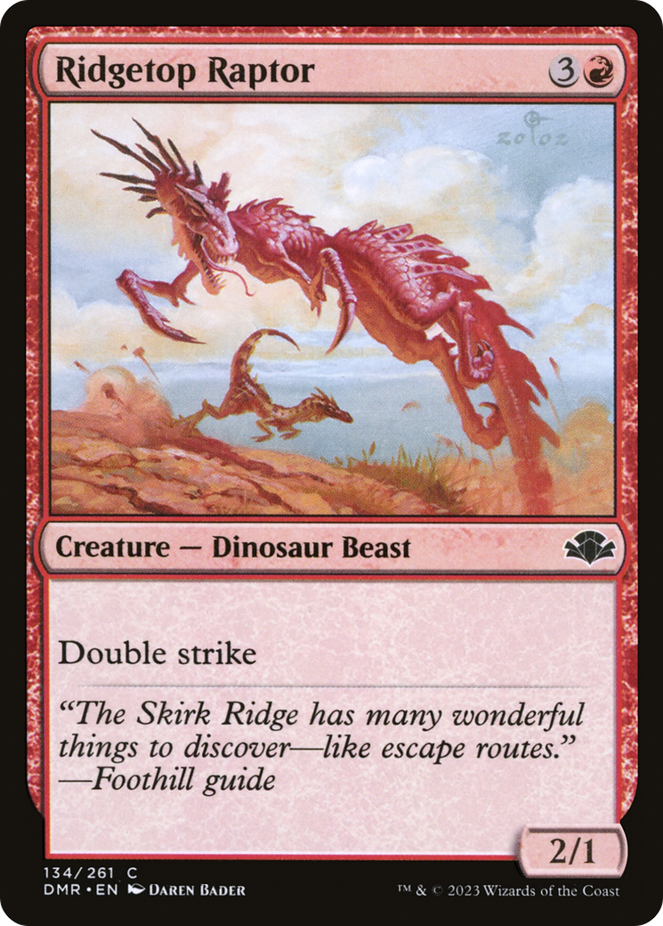 Ridgetop Raptor [Dominaria Remastered] | Gamers Paradise