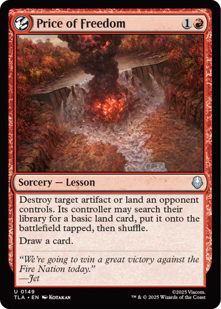 Price of Freedom [Avatar: The Last Airbender] | Gamers Paradise