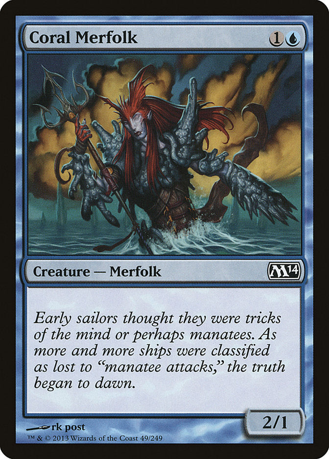 Coral Merfolk [Magic 2014] | Gamers Paradise