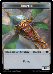 Thopter // Elemental (0025) Double-Sided Token [Commander Masters Tokens] | Gamers Paradise