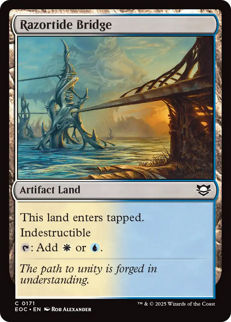 Razortide Bridge [Edge of Eternities Commander] | Gamers Paradise