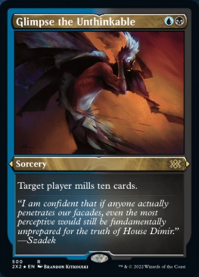 Glimpse the Unthinkable (Foil Etched) [Double Masters 2022] | Gamers Paradise