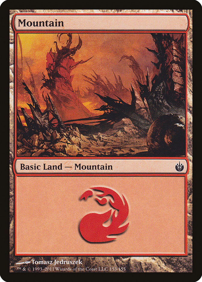 Mountain (153) [Mirrodin Besieged] | Gamers Paradise