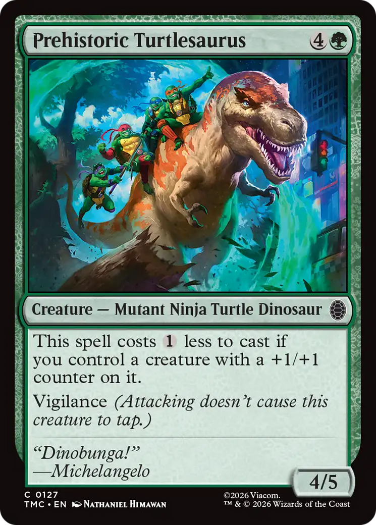 Prehistoric Turtlesaurus [Teenage Mutant Ninja Turtles Commander] | Gamers Paradise