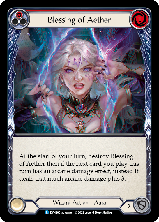 Blessing of Aether (Red) [DYN200] (Dynasty) | Gamers Paradise