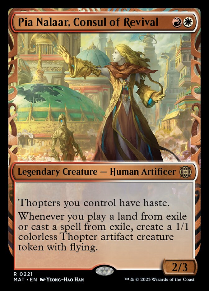 Pia Nalaar, Consul of Revival (Showcase Halo Foil) [March of the Machine: The Aftermath] | Gamers Paradise