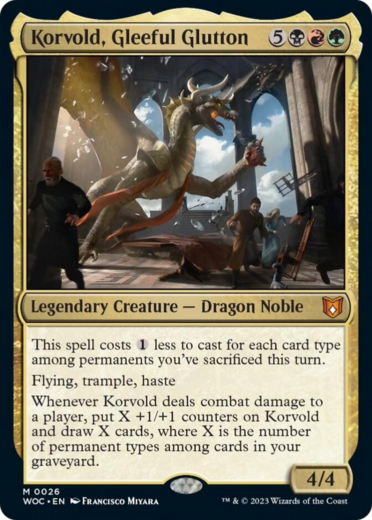 Korvold, Gleeful Glutton [Wilds of Eldraine Commander] | Gamers Paradise