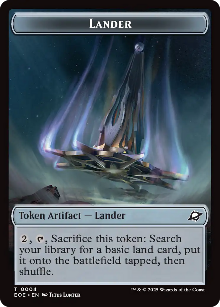 Robot // Lander (0004) Double-Sided Token [Edge of Eternities Tokens] | Gamers Paradise
