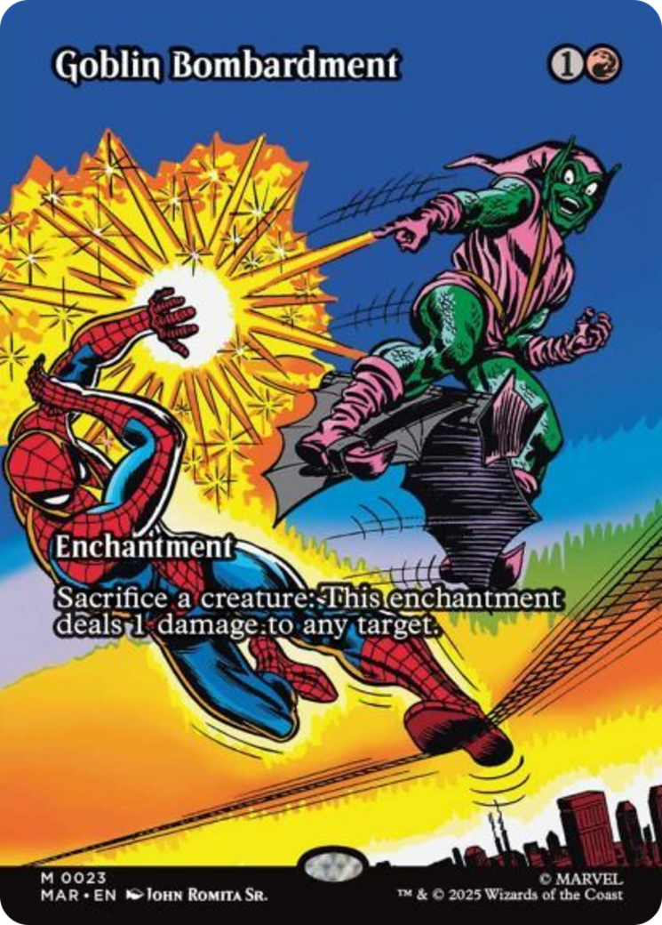 Goblin Bombardment (Borderless) [Marvel's Spider-Man: Eternal-Legal] | Gamers Paradise