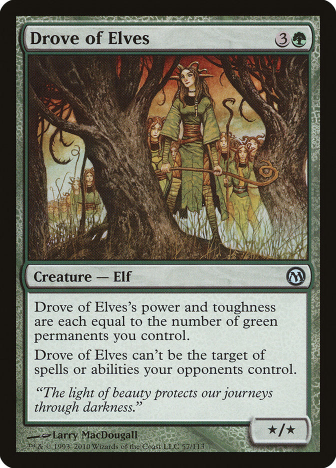 Drove of Elves [Duels of the Planeswalkers] | Gamers Paradise